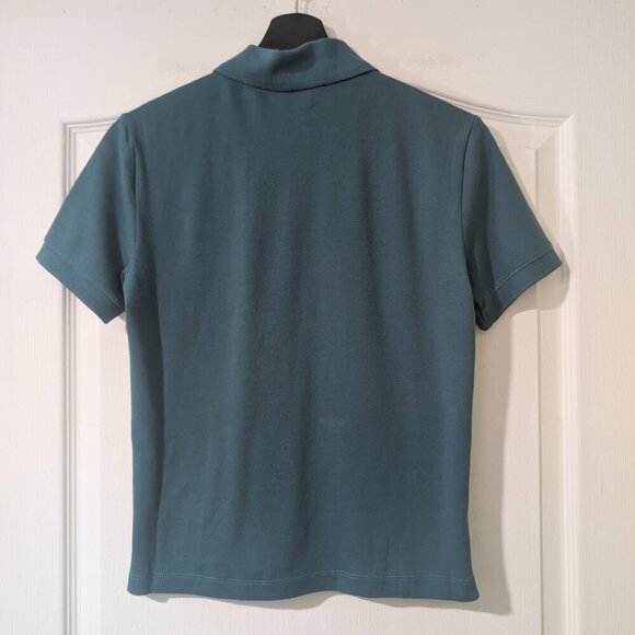 Athleta | On The Go Polo In Borealis Green - Picture 4 of 11